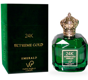 Парфюмерная вода PARIS WORLD LUXURY 24K Supreme Gold Emerald
