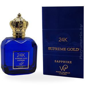  PARIS WORLD LUXURY 24K Supreme Gold Sapphire
