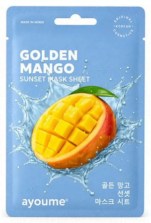 Косметика-уход AYOUME Ayoume Fruit Golden Mango Sunset Mask Sheet Маска на тканевой основе