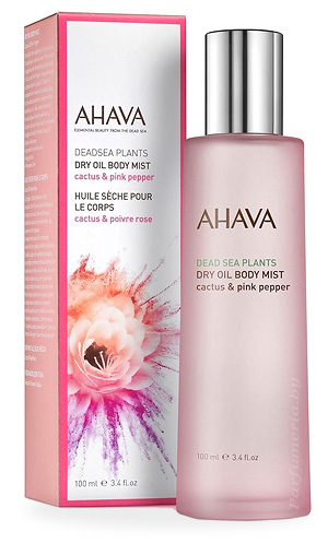 Аптечная косметика. Косметика для тела AHAVA Deadsea Plants Сухое масло для тела кактус и розовый перец