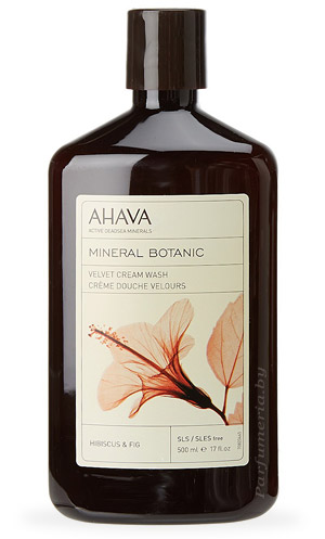 Аптечная косметика. Косметика для тела AHAVA Mineral Botanic Бархатистое жидкое крем-мыло гибискус и инжир