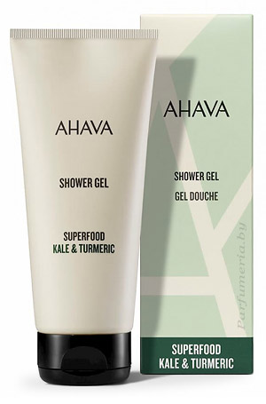 Аптечная косметика. Косметика для тела AHAVA Superfood Гель для душа браунколь и куркума