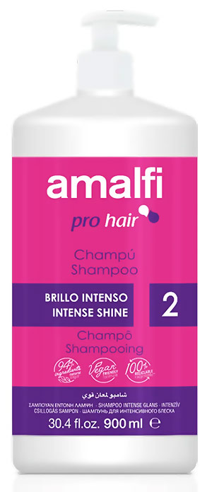 Косметика-уход AMALFI Intense Shine Шампунь профессиональный Интенсивный блеск для всех типов волос с дозатором