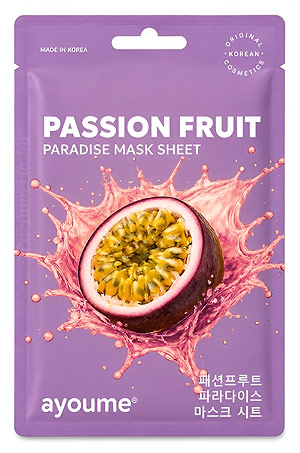 Косметика-уход AYOUME Ayoume Fruit Passion Fruit Paradise Mask Sheet Маска на тканевой основе