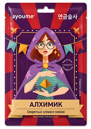 Косметика-уход AYOUME Ayoume QOM The Alchemist-mask Sheet For Dull Skin Маска тканевая тонизирующая