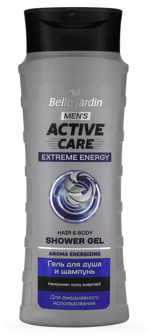 Косметика-уход BELLE JARDIN Active Care Extreme Energy Men`s Гель для душа + Шампунь