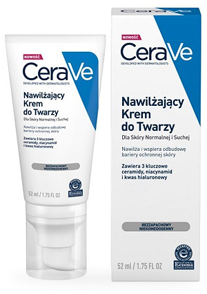 Аптечная косметика. Уход за телом CERAVE CeraVe Увлажняющий крем для нормальной и сухой кожи лица и тела
