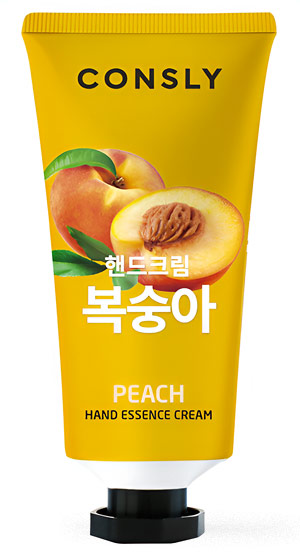 Косметика-уход CONSLY Consly Peach Hand Essence Cream Крем-сыворотка для рук с экстрактом персика