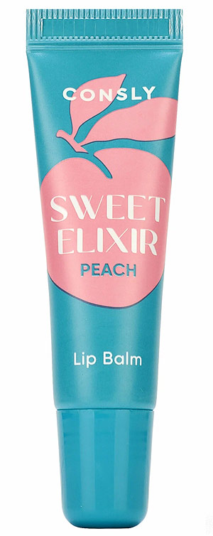 Косметика-уход CONSLY Consly Sweet Elixir Peach Lip Balm Бальзам для губ с экстрактом персика