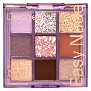 Косметика декоративная DIVAGE Easy Nude Plum eyeshadow palette Палетка теней для век