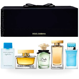  DOLCE & GABBANA Travel Exclusive Collection ( The One edp, The One edt, Light Blue, Light Blue Intense, Dolce )