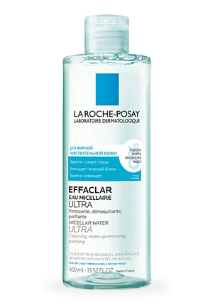 Аптечная косметика. Уход за лицом LA ROCHE POSAY La Roche-Posay EFFACLAR Ultra мицеллярная вода для жирной и проблемной кожи, 400 мл