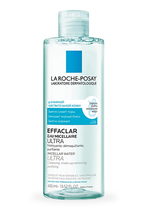 Аптечная косметика. Уход за лицом LA ROCHE POSAY Effaclar Ultra мицеллярная вода для жирной и проблемной кожи, 400 мл