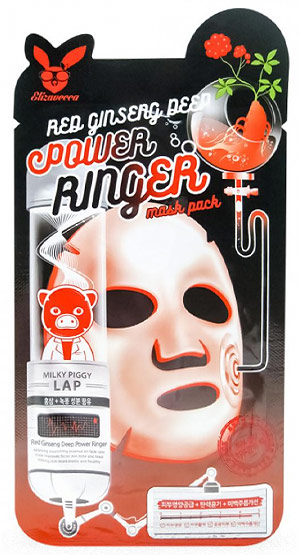 Косметика-уход ELIZAVECCA Elizavecca Red Ginseng Deep Power Ringer Mask Pack Маска для лица с экстрактом красного женьшеня