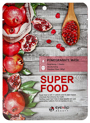 Косметика-уход EYENLIP Eyenlip Super Food Pomegranate Mask Маска для лица тканевая