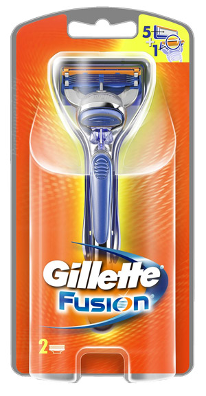 Бритва GILLETTE Gillette Fusion станок + 2 кассеты