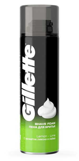 Косметика-уход GILLETTE Gillette Lemon-Lime Пена для бритья