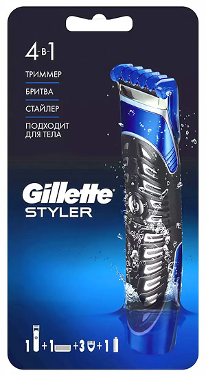 Набор GILLETTE Gillette Styler (4 в 1) Стайлер + 1 кассета