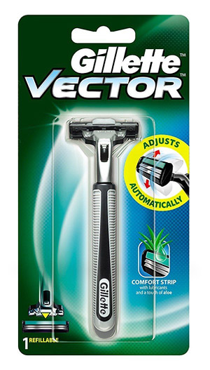 Бритва GILLETTE Gillette Vector станок + 1 кассета
