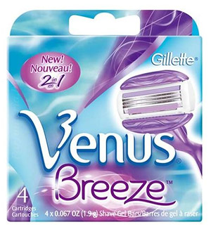 Сменные кассеты для бритвы GILLETTE Gillette Venus Breeze кассеты 4 шт