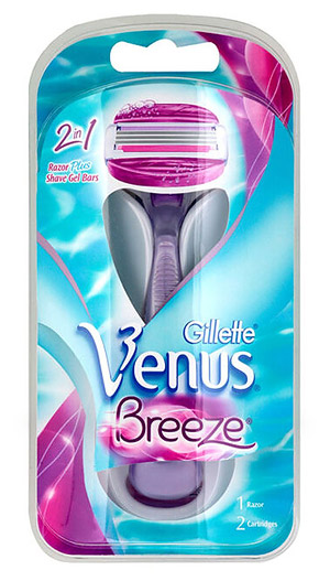 Бритва GILLETTE Gillette Venus Breeze станок + 2 кассеты