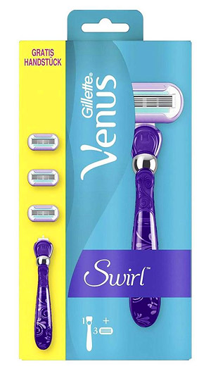 Бритва GILLETTE Gillette Venus Swirl станок + 3 кассеты