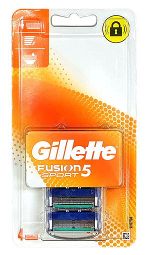 Сменные кассеты для бритвы GILLETTE Gillette Fusion Sport кассеты 4 шт