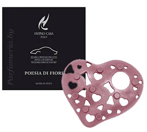 Автодиффузор HYPNO CASA Hypno Car Автодиффузор Сердце Poesia di Fiori (Сменный блок)