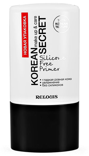 Косметика-уход RELOUIS RELOUIS KOREAN SECRET make up & care Silicone Free Праймер для лица бессиликоновый