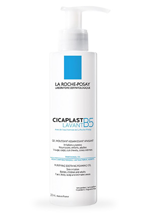 Аптечная косметика. Уход за лицом LA ROCHE POSAY Cicaplast Lavant B5 Очищающий гель для сверхчувствительной и склонной к раздражению в результате сухости кожи, 200 мл