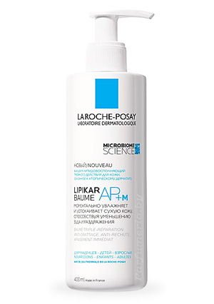 Аптечная косметика. Уход за телом LA ROCHE POSAY LIPIKAR BAUME AP+M Липидовосполняющий бальзам тройного действия для лица и тела, 400мл
