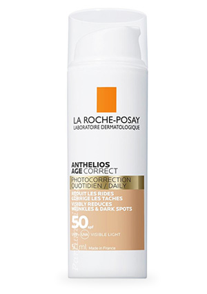 Аптечная косметика. Средства для загара LA ROCHE POSAY Anthelios Антивозрастной СС крем для лица SPF 50/PPD 19, 50 мл