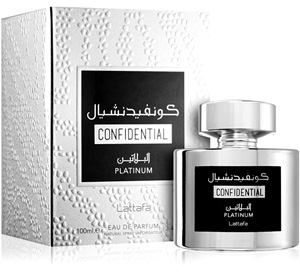Парфюмерная вода LATTAFA PERFUMES Confidential Platinum