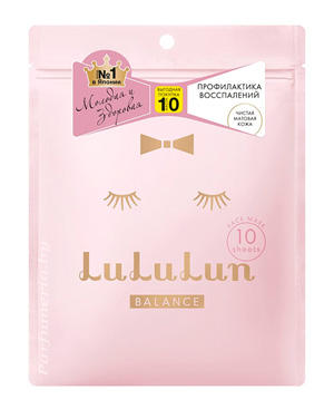 Косметика-уход LULULUN Face Mask Balance Pink 10