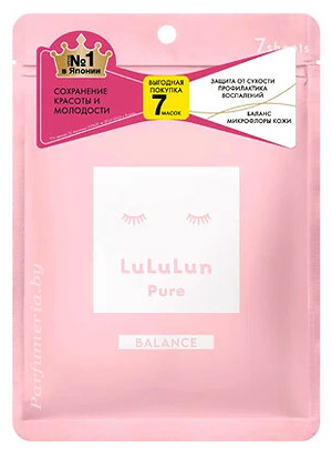 Косметика-уход LULULUN Face Mask Pure Balance Pink 7