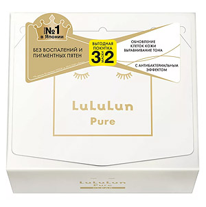 Косметика-уход LULULUN Face Mask Pure Clear White Маска для лица Увлажнение и Чистая кожа 32