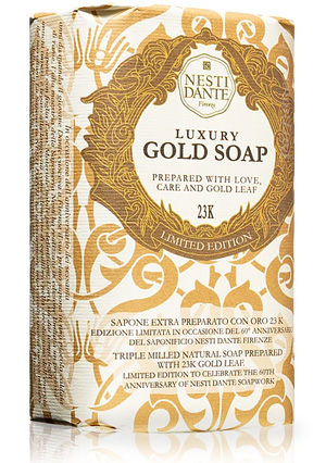 Косметика-уход NESTI DANTE Luxury Gold Body Cleanser Soap Мыло Шикарное золотое очищающее