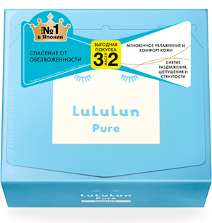 Косметика-уход LULULUN Face Mask Pure Moist Blue 32