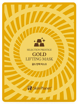 Косметика-уход Mijin Mijin Skin Planet Skin Planet Gold Lifting Mask Маска тканевая для лица с золотом лифтинг-эффект