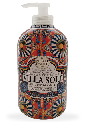 Косметика-уход NESTI DANTE Villa Sole Myrtle-leaved orange from Amalfi Liquid Soap Жидкое мыло Апельсиновый мирт Амальфи