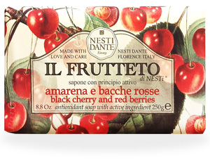 Косметика-уход NESTI DANTE Il Frutteto Soap Black Cherry & Red Berries Мыло Черешня красные ягоды