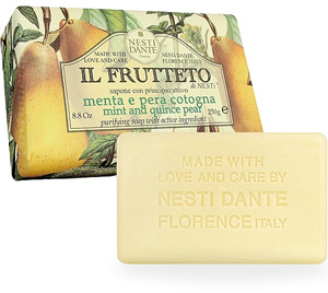Косметика-уход NESTI DANTE Il Frutteto Soap Mint And Quince pear Мыло Мята и Айвовая груша