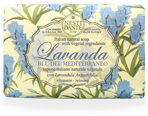 Косметика-уход NESTI DANTE Lavanda Soap Blu del Mediterraneo Мыло Лаванда Голубое Средиземноморье