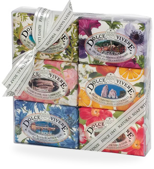 Косметика-уход NESTI DANTE Dolce Vivere Soap Set Набор мыла Сладкая жизнь