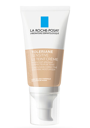 Аптечная косметика. Уход за лицом LA ROCHE POSAY TOLERIANE SENSITIVE Тонирующий увлажняющий крем, светлый оттенок, 50 мл