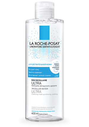 Аптечная косметика. Уход за лицом LA ROCHE POSAY La Roche-Posay ULTRA SENSITIVE Мицеллярная вода для чувствительной кожи глаз и лица, 400 мл