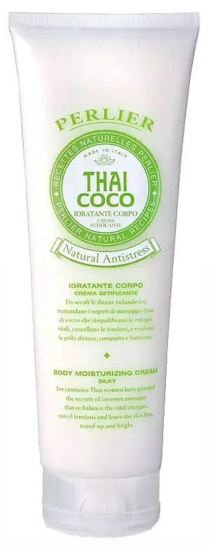 Косметика-уход PERLIER Perlier Thai Coco Body Moisturizing Cream Silky Увлажняющий крем