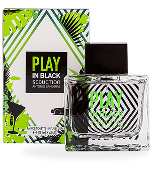 Туалетная вода ANTONIO BANDERAS Play in Black Seduction for Men