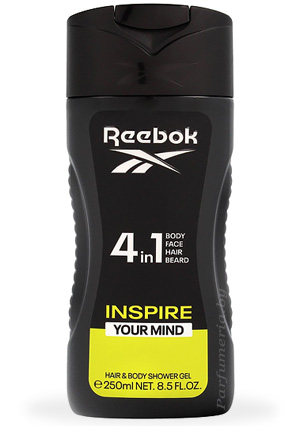 Косметика-уход REEBOK Inspire Your Mind Hair & Body Shower Gel For Men Мужской Гель для душа