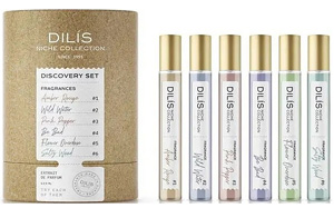 Духи DILIS PARFUM Discovery Set Dilis Niche Collection 6*9 мл